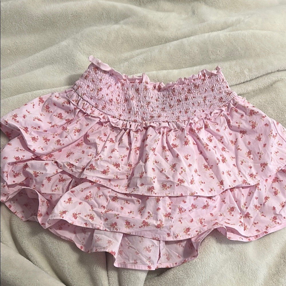 Wild Fable Pink Floral Skirt